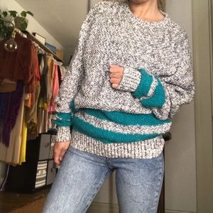 The Lodge ski sweater oversized vintage